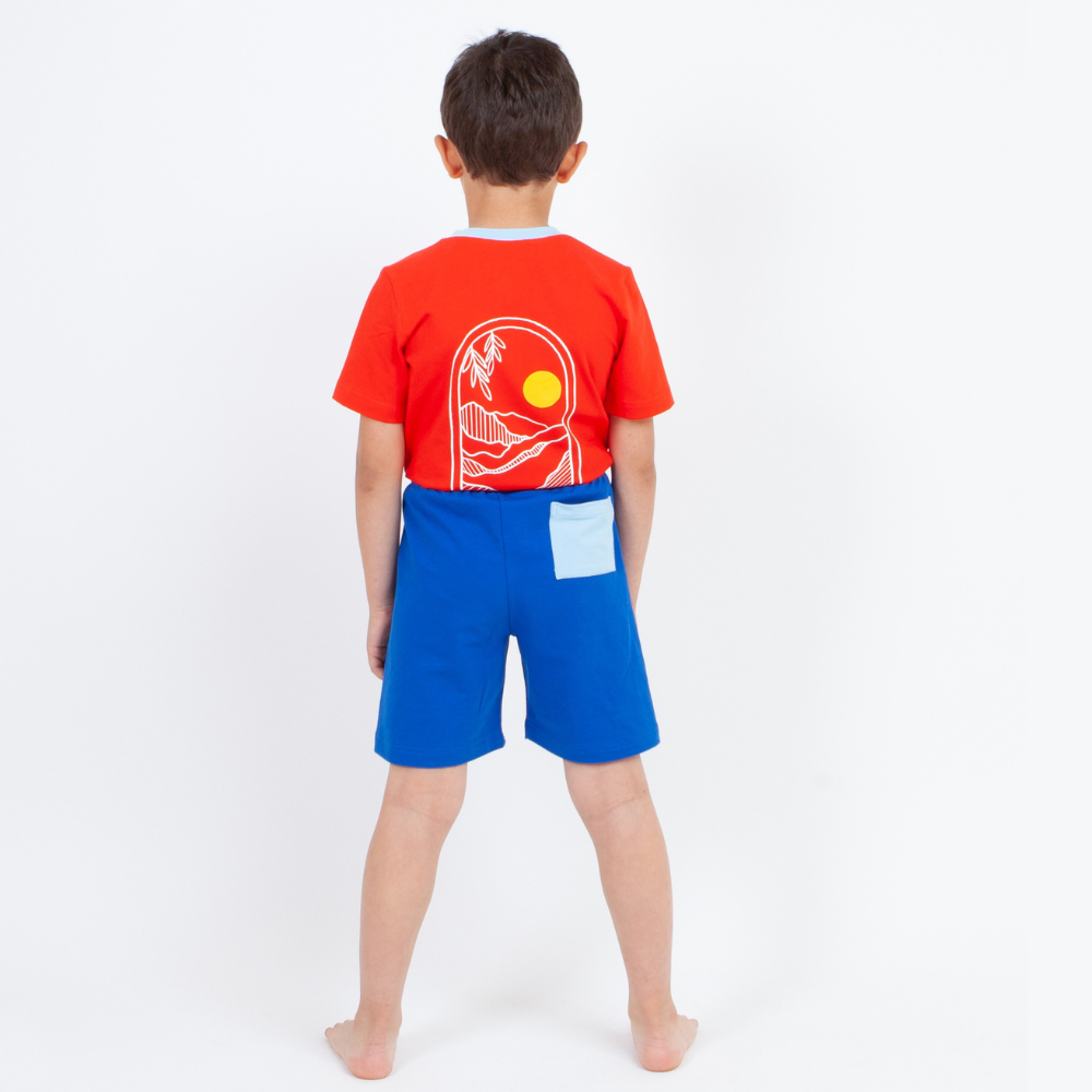 Load image into Gallery viewer, Be Human T-Shirt and Shorts Set 
