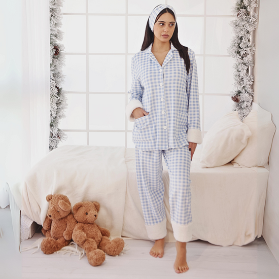 velvet woman winter pajama