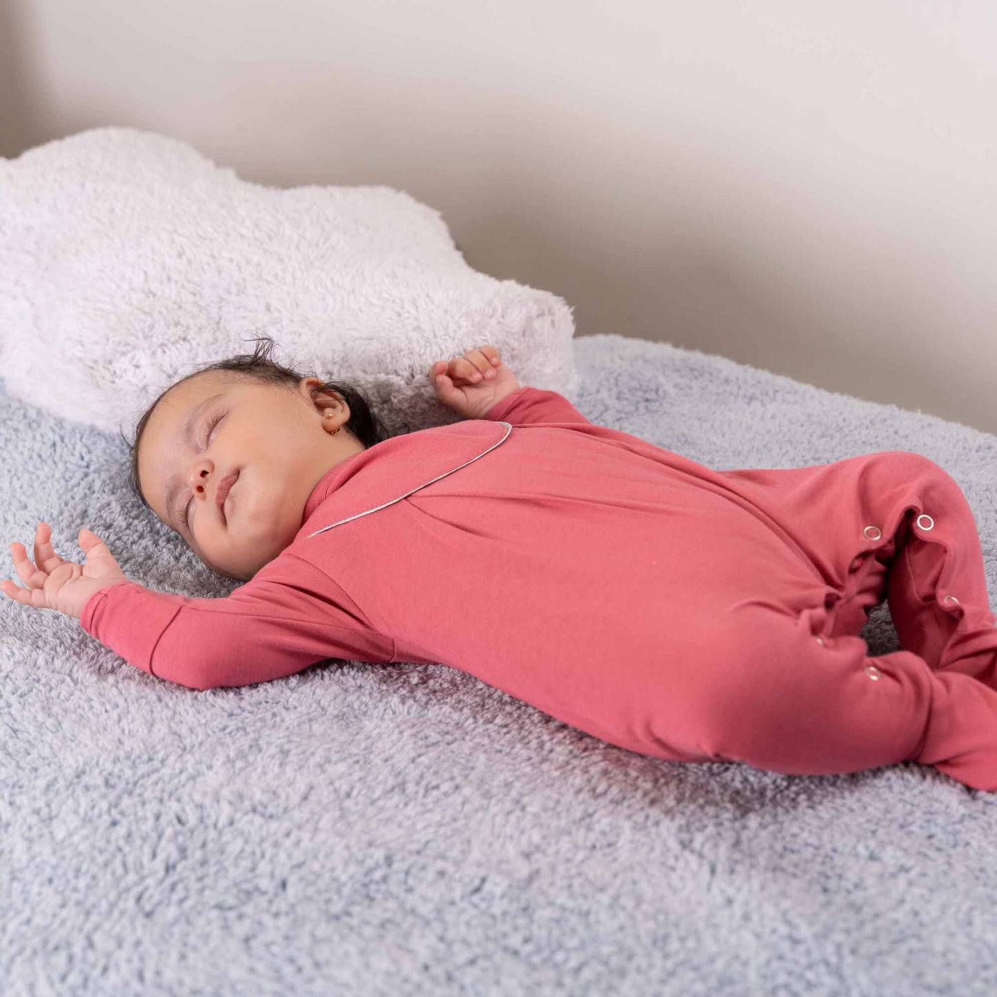 Astre Fuschia Newborn Sleepsuit