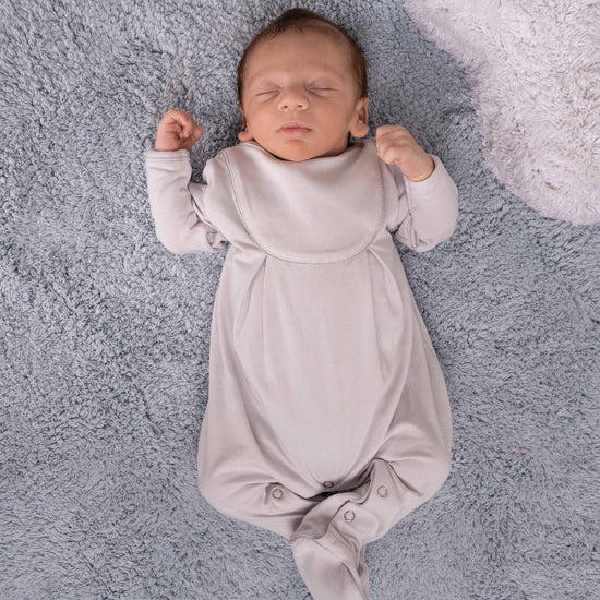 Astre Grey Newborn Sleepsuit 