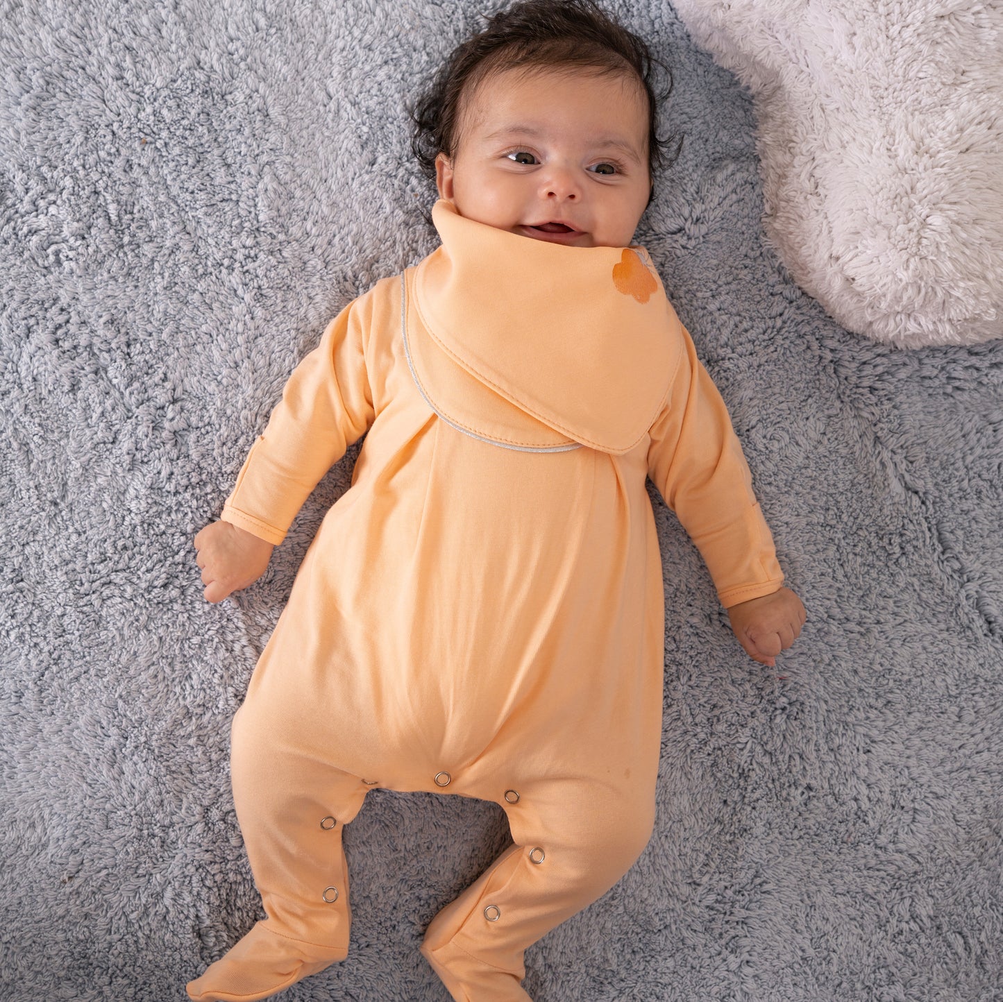 Astre Peach Newborn Sleepsuit Set 