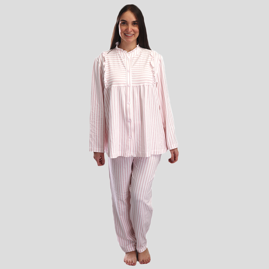 Load image into Gallery viewer, STRAND PINK MATERNITY PAJAMA
