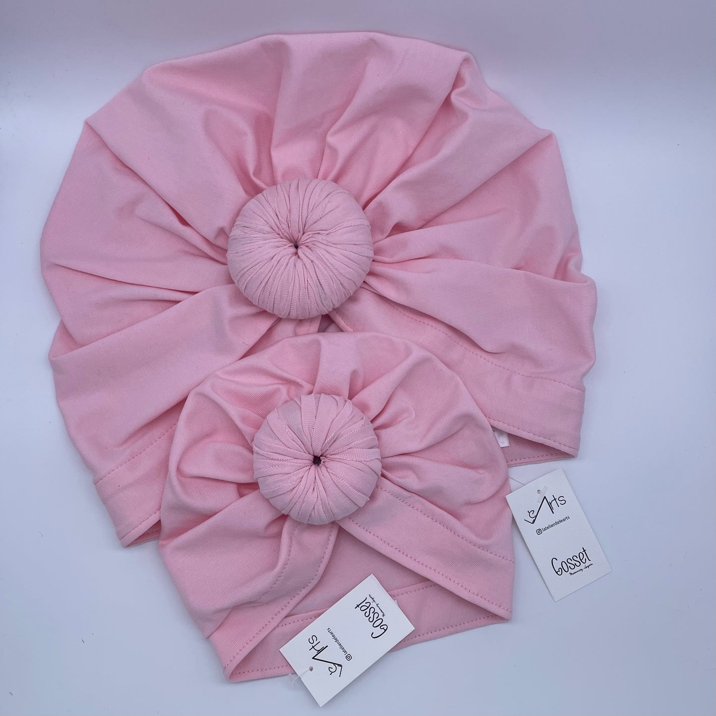 Load image into Gallery viewer, MOMMY &amp;amp; ME BOW TURBAN SET
